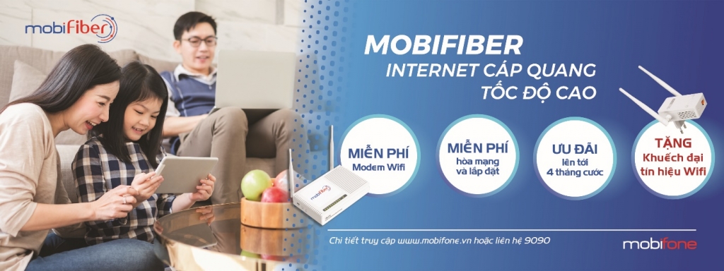 MobiFiber Internet cáp quang tốc độ cao.